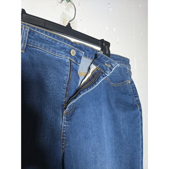 Talbots Womens Flawless Pedal Pusher Capri Denim Jeans Size 16 Stretch Casual - Picture 3 of 10